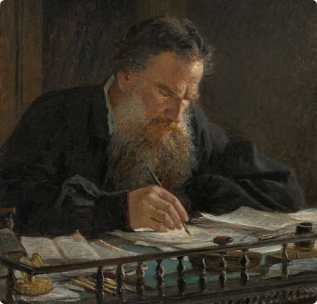 Портрет Л. Н. Толстого Ге Николай