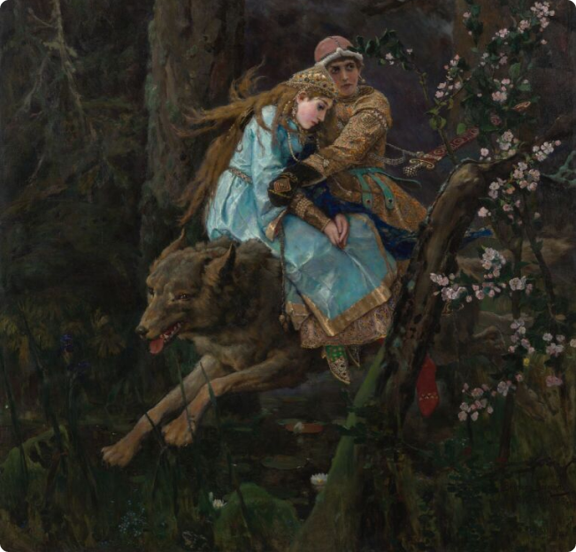 Иван-царевич на Сером Волке Васнецов Виктор