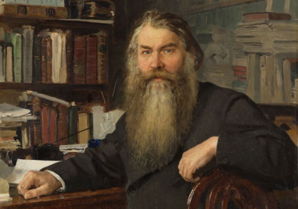 Репин Илья (1844-1930) «Портрет историка И.Е. Забелина» 1877 г.