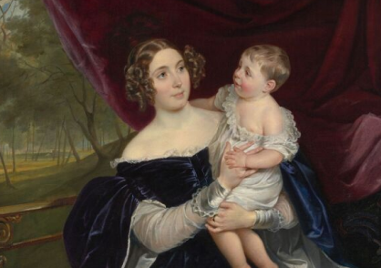 Портрет графини О. И. Орловой-Давыдовой с дочерью Н. В. Орловой-Давыдовой 1835 Брюллов Карл