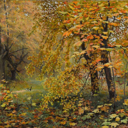 "Золотая осень" 1886 Остроухов Илья