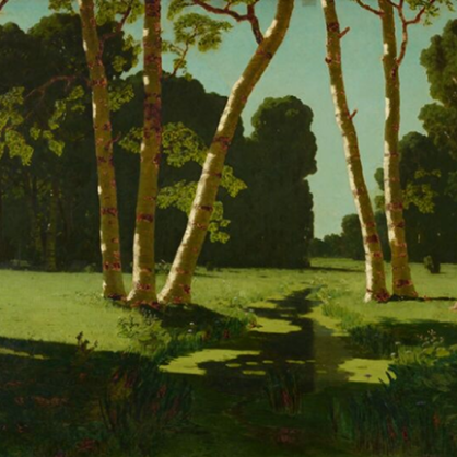 "Березовая роща" 1879 Куинджи Архип