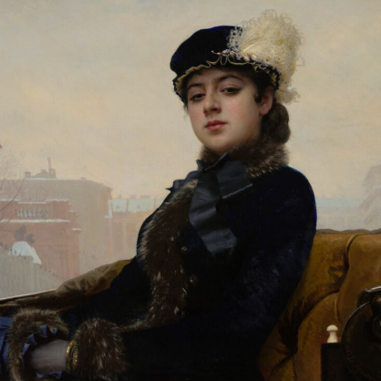 "Неизвестная" 1883 Крамской Иван