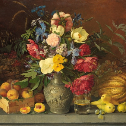 "Цветы и плоды" 1839 Хруцкий Иван