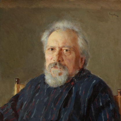 Серов Валентин (1865-1911) «Портрет Н.С. Лескова» 1894