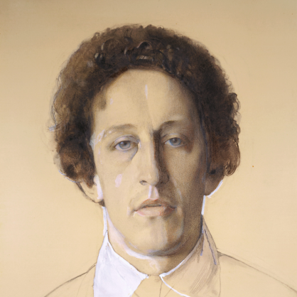 Сомов Константин (1869-1939) «Портрет поэта Александра Александровича Блока» (1880-1921) 1907 г.