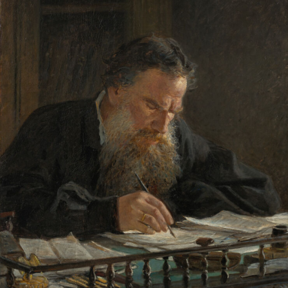 Ге Николай (1831-1894) «Портрет Л.Н. Толстого» 1884 г.