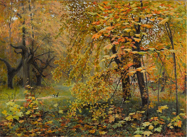 "Золотая осень" 1886 Остроухов Илья