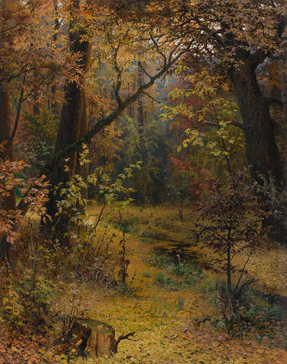 "Осеннее утро" 1893 Мясоедов Григорий