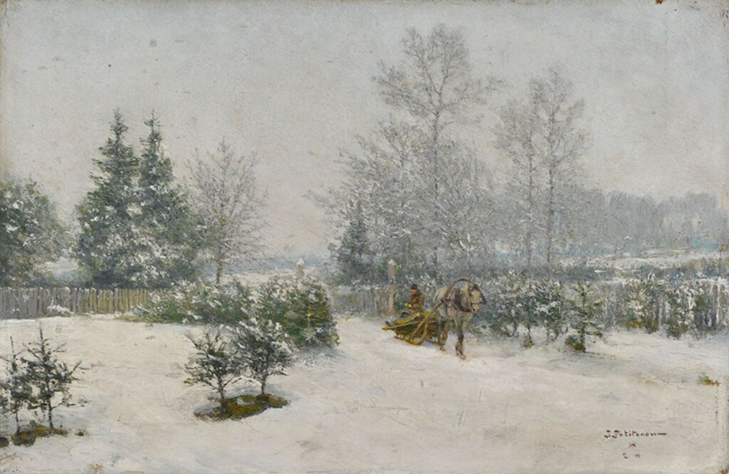 "Зимой 1900-е" 1900 Похитонов Иван