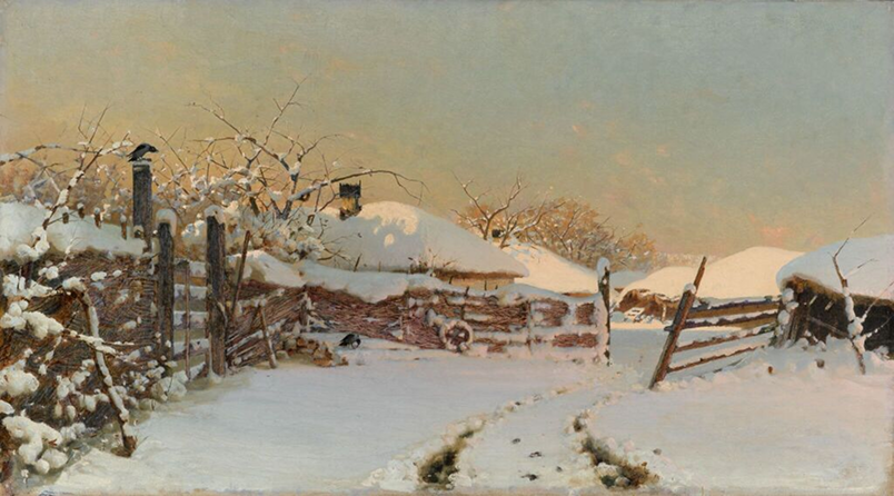 "Зима" 1884 Дубовский Николай