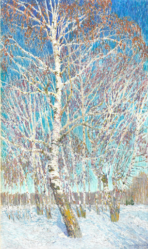 "Февральская лазурь" 1904 Грабарь Игорь