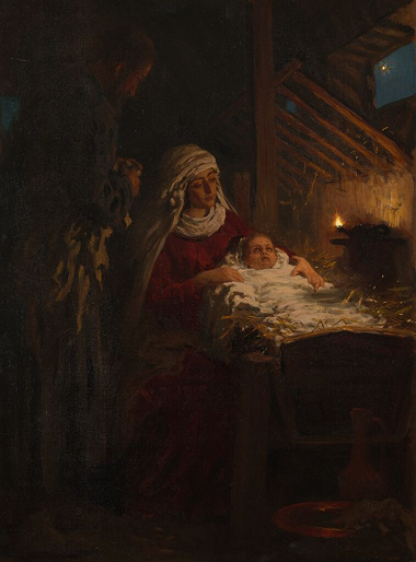 Репин Илья (1844-1930) Рождество Христово 1890
