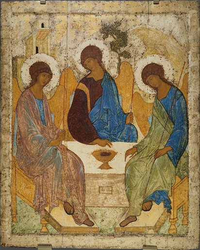 Андрей Рублев (около 1370 - 1430) Святая Троица 1422-1427