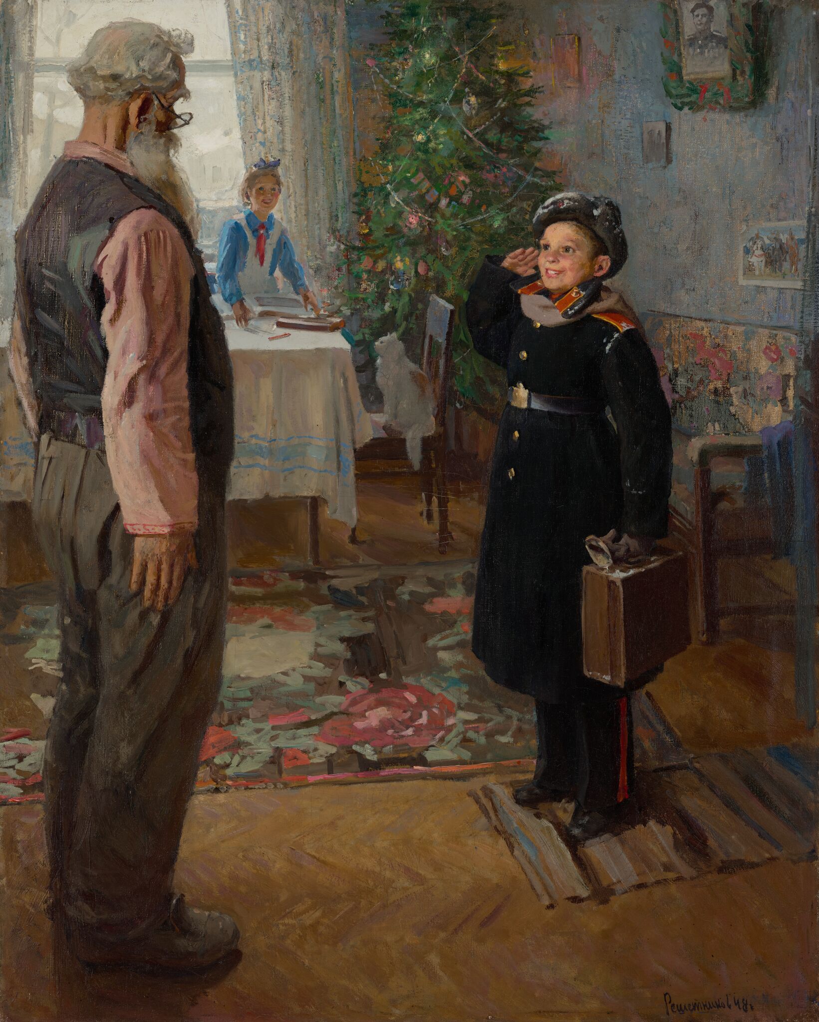 «Прибыл на каникулы» Решетников Федор