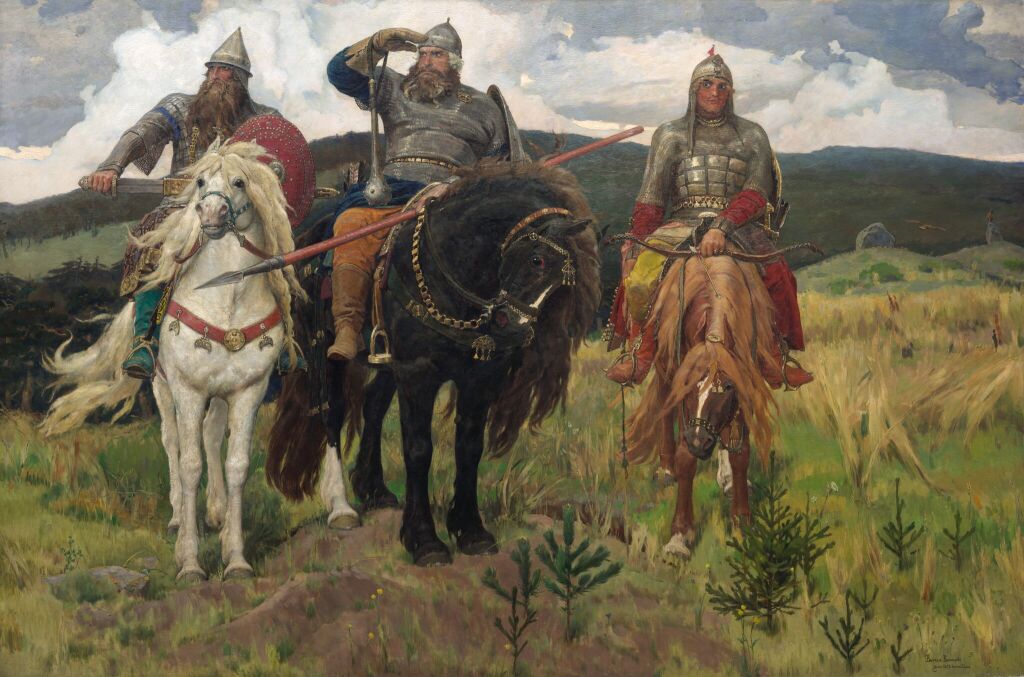 "Богатыри" 1881-1898 Васнецов Виктор
