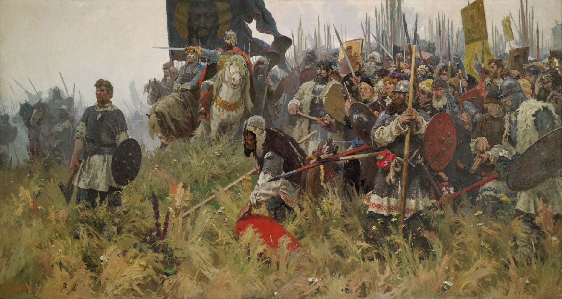 "Утро на Куликовом поле" 1943-1947 Бубнов Александр