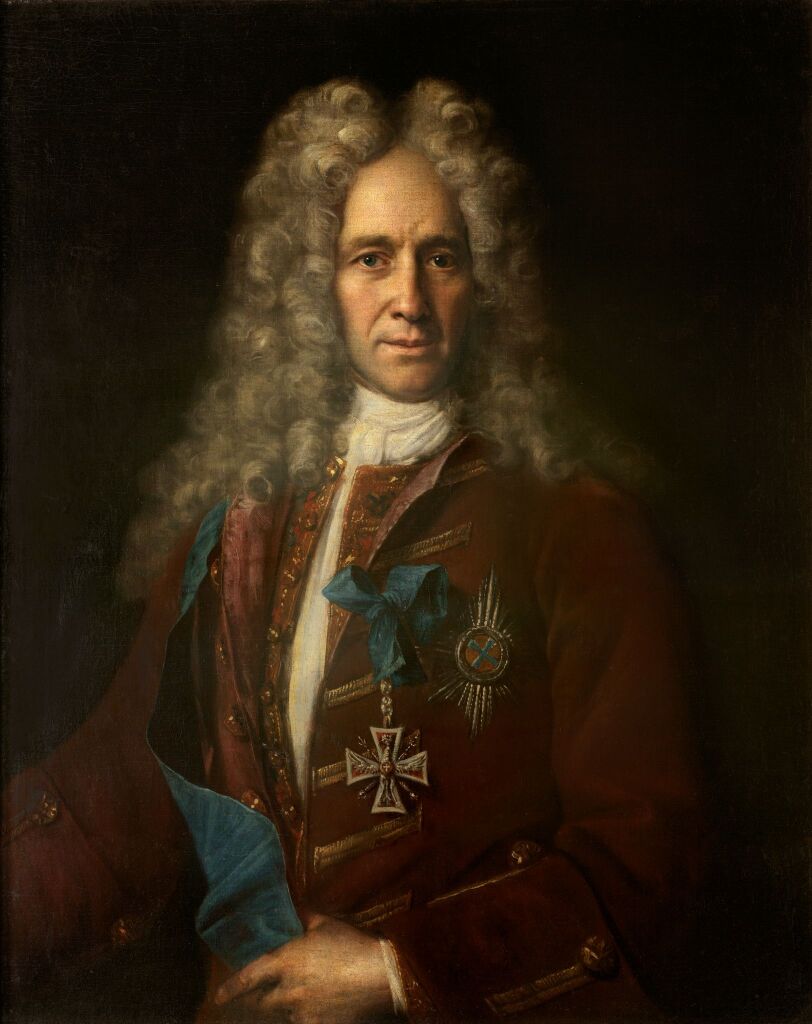 "Портрет графа Г. И. Головкина" 1720-е Никитин Иван