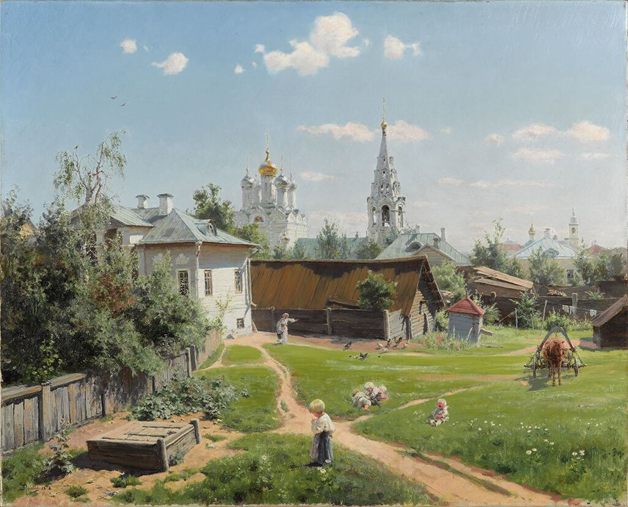 "Московский дворик" 1878 Поленов Василий