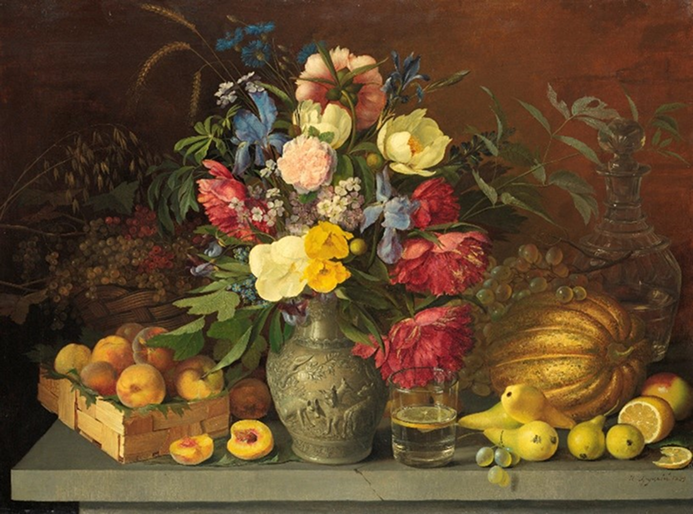 "Цветы и плоды" 1839 Хруцкий Иван