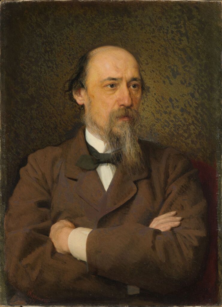 Крамской Иван (1837-1887) «Портрет поэта Николая Алексеевича Некрасова» 1877 г.