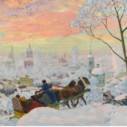 Кустодиев Борис (1878-1927) Масленица 1916