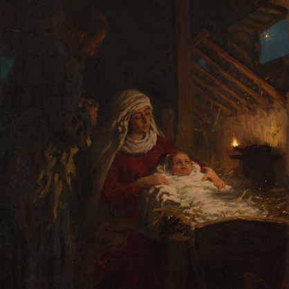 Репин Илья (1844-1930) Рождество Христово 1890