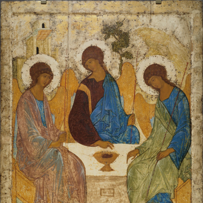 Андрей Рублев (около 1370 - 1430) Святая Троица 1422-1427